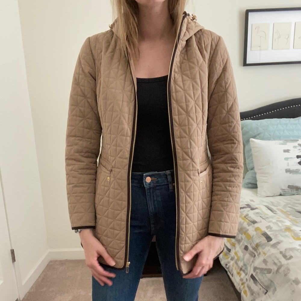 Jones New York Quilted Raincoat